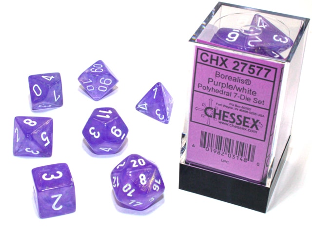 CHX27577 Borealis 7-Die Set Purple/White Luminary image 0